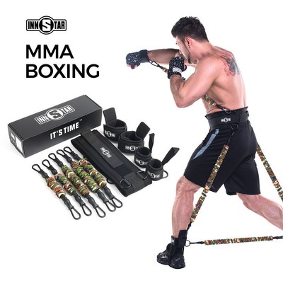 Mma Boxing Training With Resistance Bands Innstar Resistance Belt