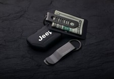 GPCA Money Clip Dark Titanium  Key Ring Thick Money Stack or 6 Credit Cards