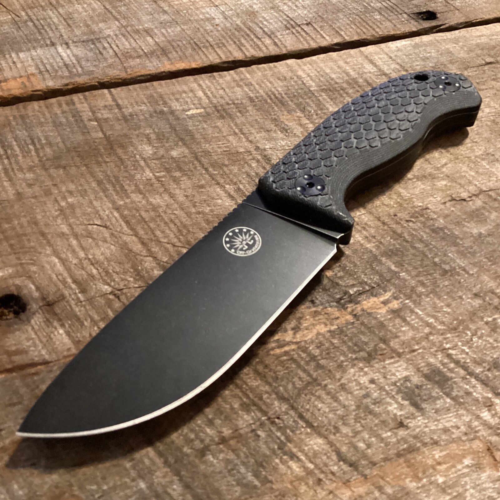 OffGrid Knives TrackerX2 Fixed Blade Cryo D2 Full Tang Kydex Sheath BlackWash eBay