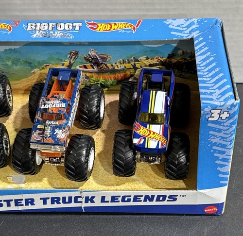 Hot Wheels Monster Trucks Legends Diecast Car 4-Pack - 第 3/4 張圖片