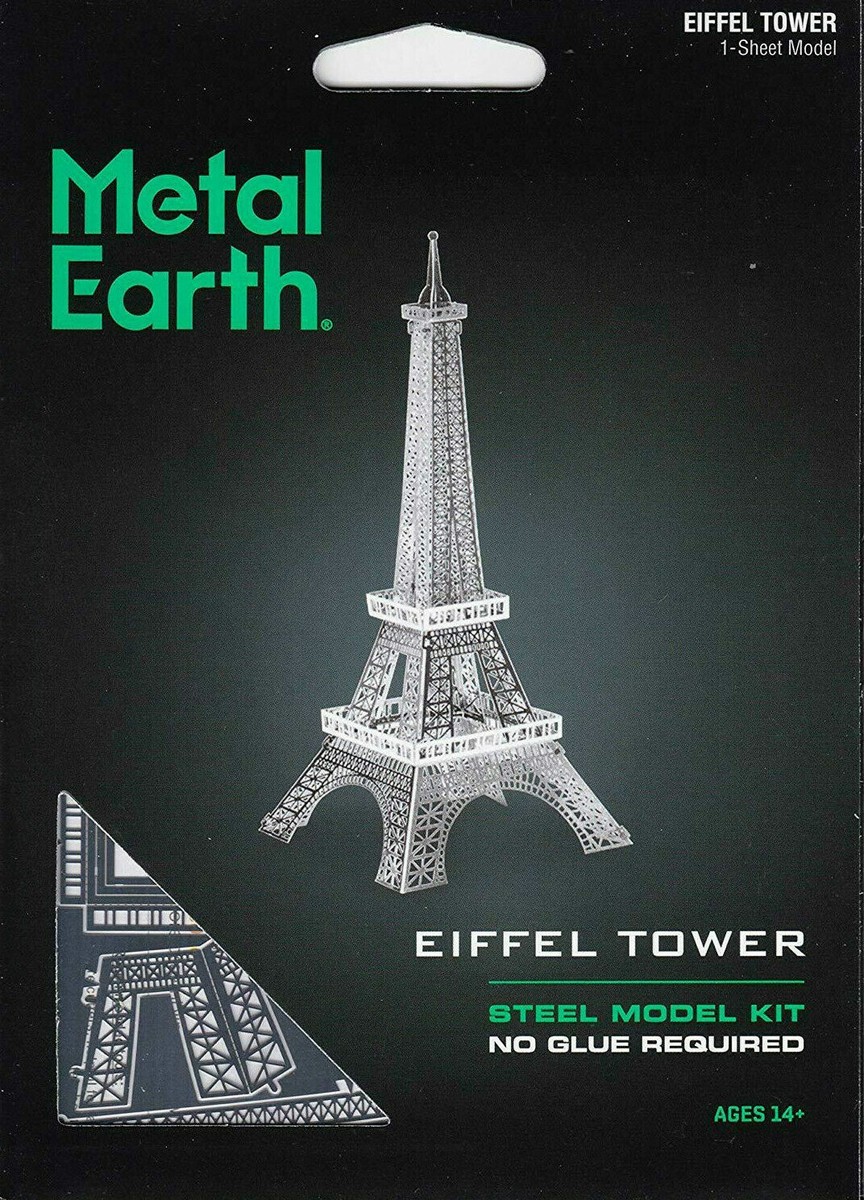 Fascinations Metal Earth Paris EIFFEL TOWER 3D Laser Cut Steel