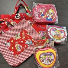 Sailor Moon Bag Pouch Vintage Tote 5 Piece Set