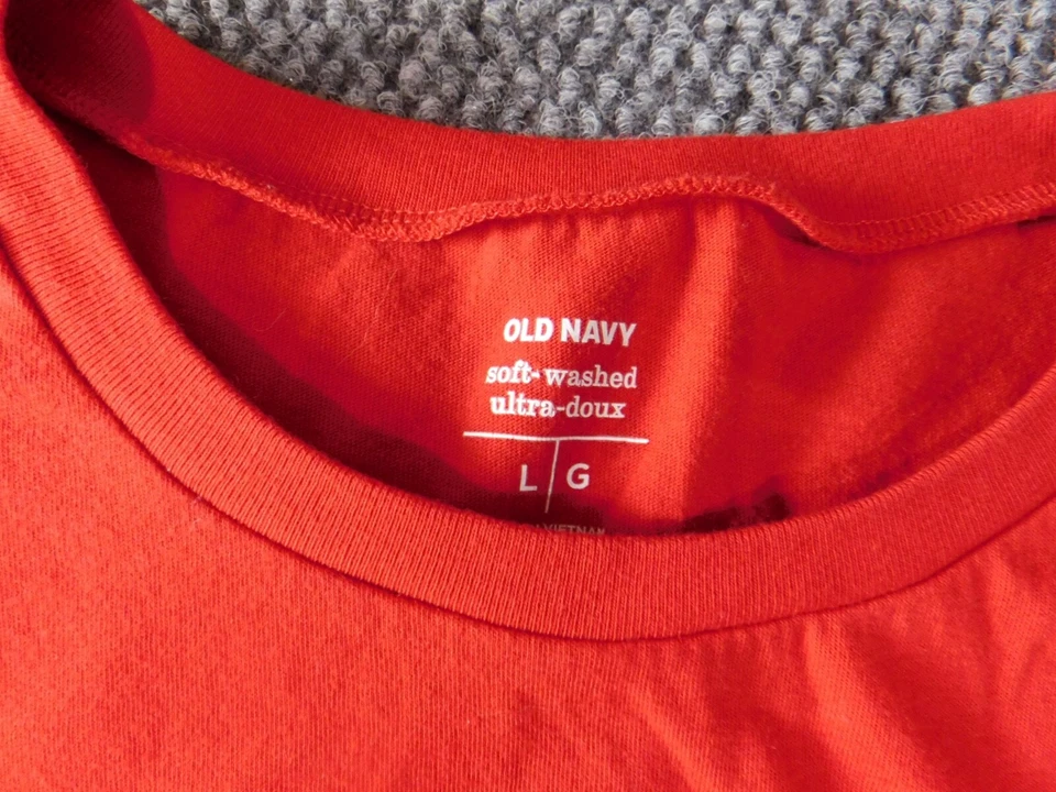 Camisa Antigua Azul Marino Para Hombre Grande Roja Navidad Papá Noel Gráfico Suave Lavado Foto 4 de 4