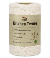 476ft Butchers Twine, 100% Cotton Food Safe Cooking Twine Kitchen Twine String