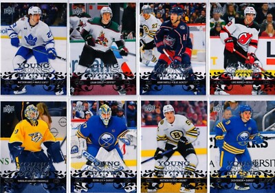 '23/24 Upper Deck Extended RETRO BASE & YOUNG GUNS cards #T1-T50 *pick from list