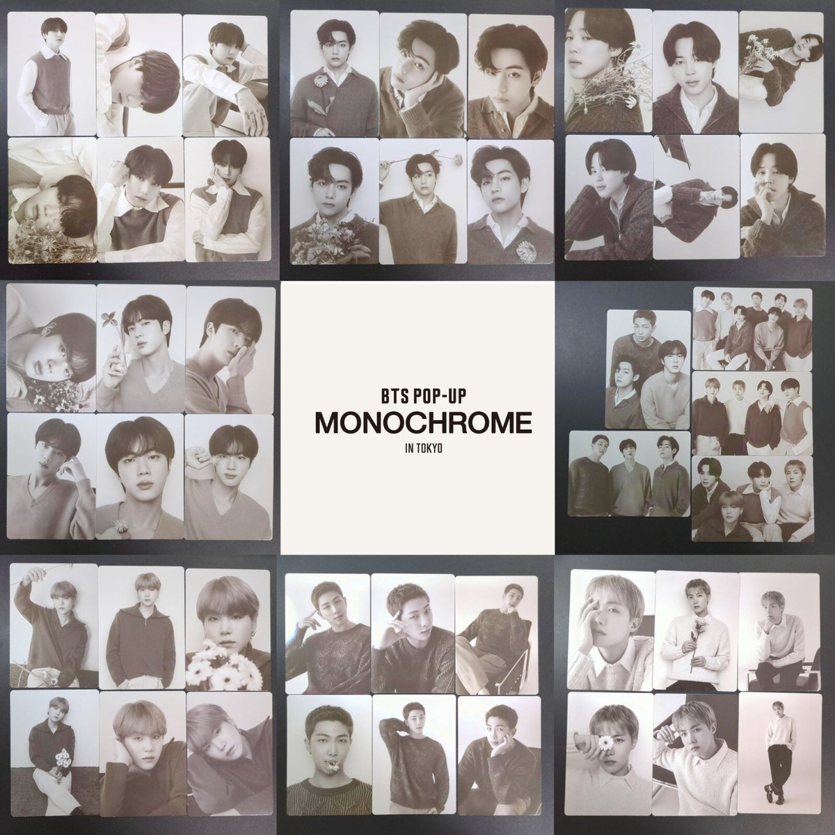 BTS 2024 POP-UP : MONOCHROME in TOKYO OFFICIAL MINI PHOTO