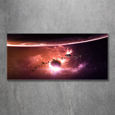 Glas-Bild Wandbilder Druck auf Glas 120x60 Weltall & Science-Fiction Galaxis
