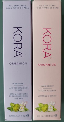 KORA Organics Seren Set Night Bright 2x 30ml NEU