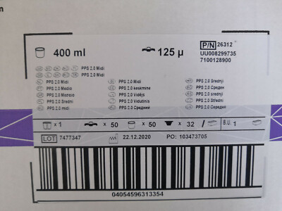 3M PPS PAINT PREPARATION SYSTEM 26312 400ML 2.0 CAR REFINISH MIDI 400ML