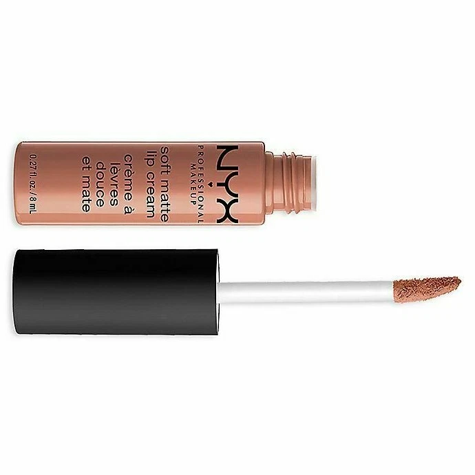 NYX Soft Matte Lip Cream ABU DHABI Lot Deep Rose Beige Shade Professional Makeup - Image 3 of 4