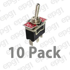 10 PACK -SPDT C/OFF MOM (ON/OFF/ON) H DUTY TOGGLE SWITCH 20A-125V # 66-1950-10PK