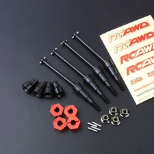 RCAWD CVD Drive Shaft Set with hex hub Diff Cup for Arrma 1/18 TYPHON GRANITE