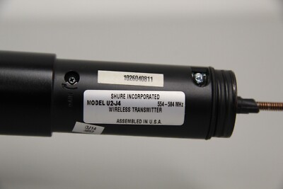 Shure Beta 87A U2 J4 554-584MHz Wireless Handheld Microphone Fully