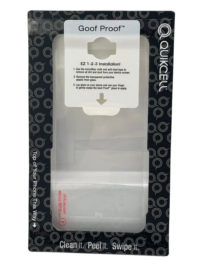 Protector de pantalla de vidrio extremo Quikcell Goof Proof para HTC Desire 530 Foto 4 de 4