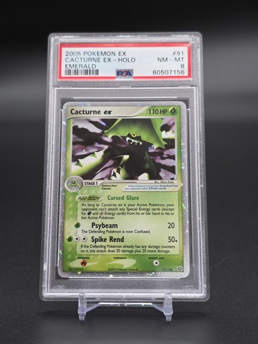 Cacturne ex graded PSA 8 for sale on eBay