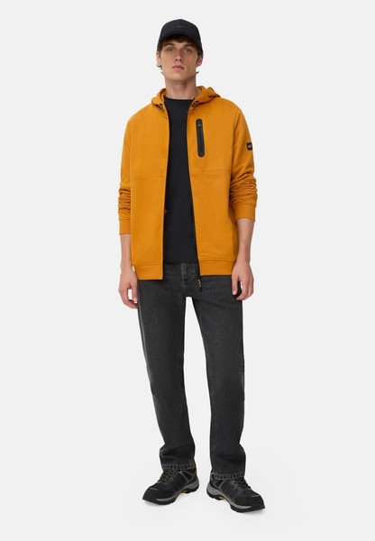 camel active Herren Sweatjacke Mit Kapuze Gelb, Menswear-S-image