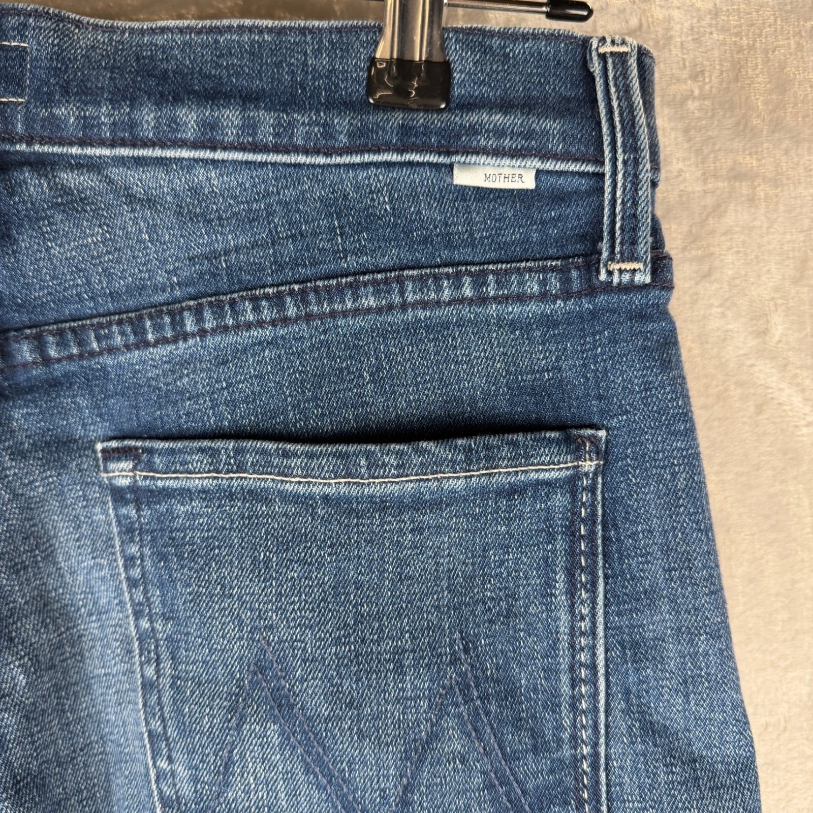 Mother Denim The rambler zip ankle Jeans Blue Medium Wash Size 29 image 10