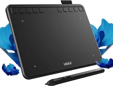 Graphics Drawing Tablet, UGEE S640 Digital 6.5X4 inch drawing tablet, black 