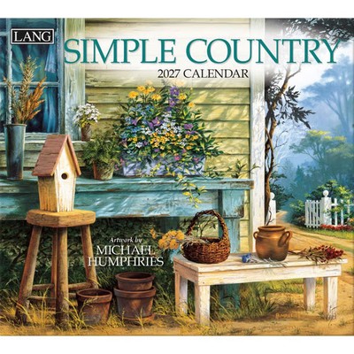 Lang Brands,  Simple Country 2027 Wall Calendar by Michael Humphries
