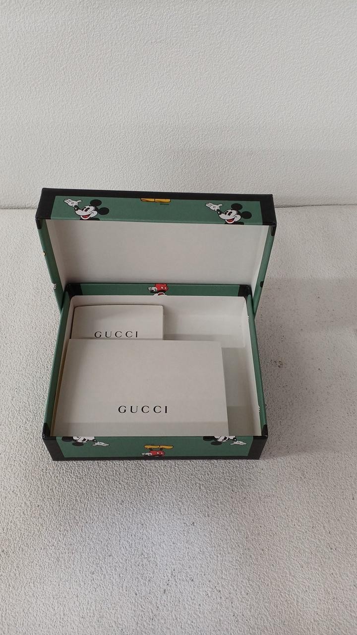 Bifold Wallet Model Brown Mickey Pattern Conditio… - image 17