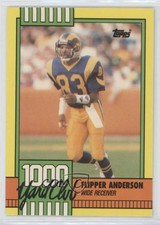 1990 Topps 1000 Yard Club Willie Flipper Anderson #18 2k3