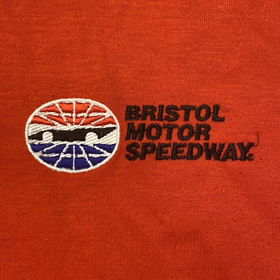 Camisa Polo Vintage Bristol Motor Speedway Manga Corta Talla Mediana Hecha en EE. UU. Foto 2 de 4