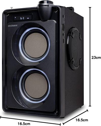 Soundbeat 5.0 Altavoz Bluetooth USB SD AUX Radio 20W Función Karaoke Reproducció - Imagen 9 de 12