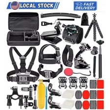 Fits for Gopro Hero 10 11 12 8 7 6 5 Accessory Kit Bundle Chest Head Mount 50Pcs
