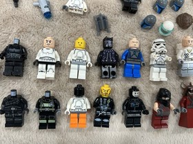 Lego Star Wars Minifigures Lot, Hats vests, & extras