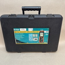 Extech HD350 Pitot Tube Anemommeter and Differential Manometer w/Case