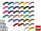 LEGO - Part 93273 - Slope Curved 4x1 Double (Pack of 5) + NEW + SELECT COLOUR