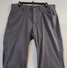 Orvis Tech Pants Mens 34x30 Gray Two Way Stretch Water Repellent Hiking Outdoor