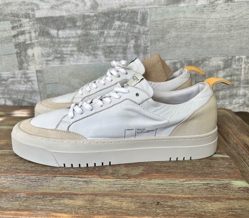 Oncept London Sneaker Men’s 9.5 London Shoe White Cloud Suede Leather Casual EUC - Picture 4 of 9
