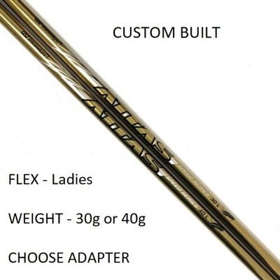 UST Mamiya ATTAS Gold Ladies Flex Driver oder Fairwayschaft - Custom Built.