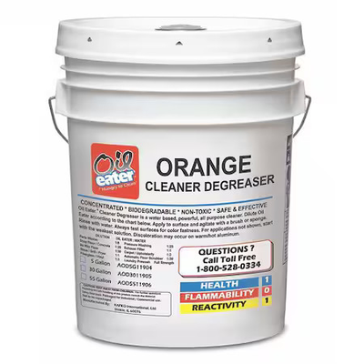 #ad Oil Eater Aod5g11904 Oil Eater Orange Cleaner Degreaser 5 Gal Drum $86.99