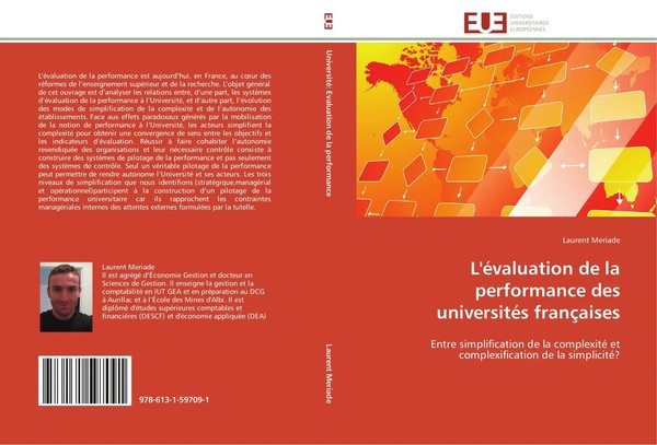 Laurent Meriade | L'éValuation De La Performance Des UniversitéS FrançAises-image