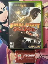 Final Fight Streetwise (Microsoft Xbox, 2006) w/Case Cleaned Tested