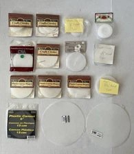 DARICE Plastic Canvas Shapes Circles 3” 4 1/4” 4 1/2” 6” & 9 1/2” NOS 101 Pc Lot