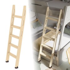 Bunk Bed Ladder, Wooden Ladder for Bunk Bed, 5 Steps Heavy Duty Bed Ladder, f...