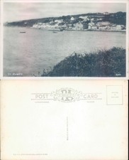 St Mawes waterfront and town England The RAP Co Ltd Harbour Townscape Real Photo