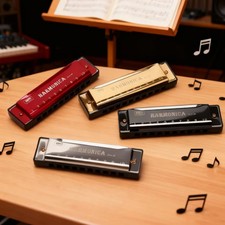 1 Piece with Random Color for Beginners, Students Practicing Harmonica, Children
