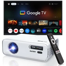 EAZZE D1G 4K Supported Google TV Smart Projector with WiFi & Bluetooth, Auto ...