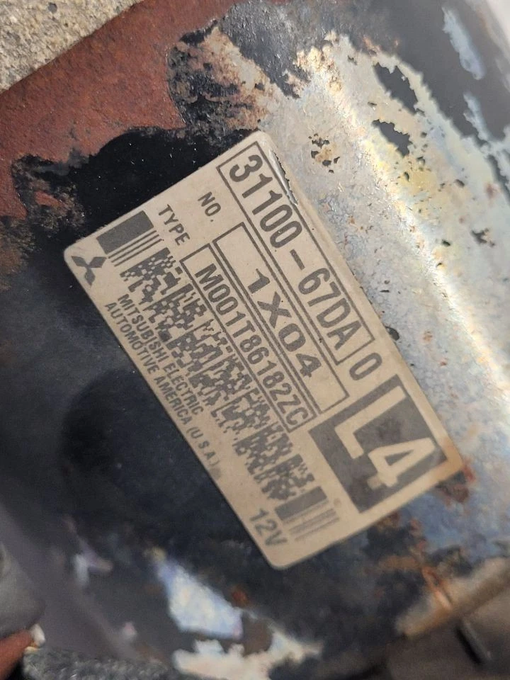 Chevrolet Tracker 2001-2004 motor de arranque 3110067DA 01-04 Foto 2 de 4