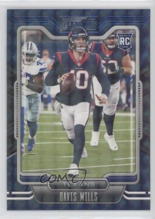 2021 Panini Playbook Rookie Mosaic Davis Mills #123 Rookie RC 0i1i