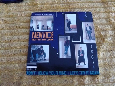 NKOTB-LET'S TRY AGAIN/DIDN'T I (BLOW YOUR MIND) BLOCK8(1990)VG+/VG+ 7'' P/S