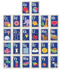 Carson Dellosa 26 pc Set of abc Bulletin Board Decorations, Alphabet