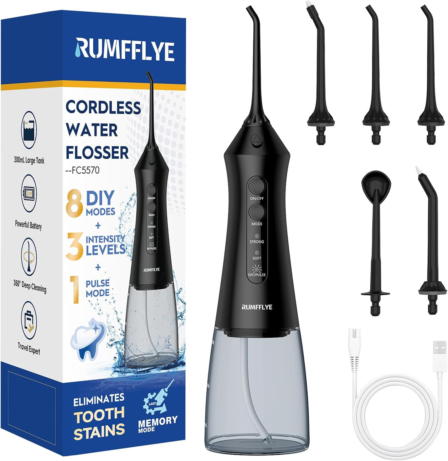 Idropulsore Dentale Portatile Professionale: Addio Placca e Tartaro!