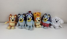 Bluey And Friends Small Mini Plush Lot Bundle of 6 Stuffed Animal Plushies