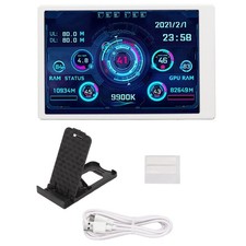 Computer Temp Monitor, 320x480 Mini Screen PC Sensor Panel Display for Office...