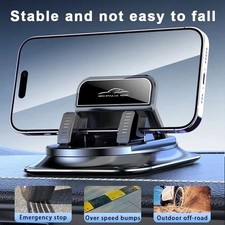 Car Phone Holder with 360 Degree Rotation and Anti Slip Navigation Base